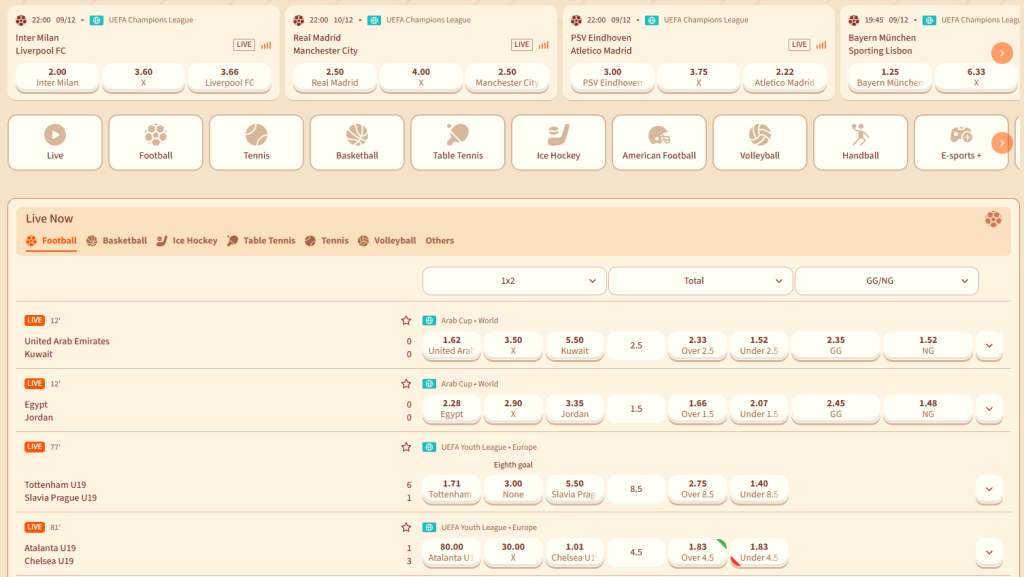 Sports Betting Markets Available at Billybets