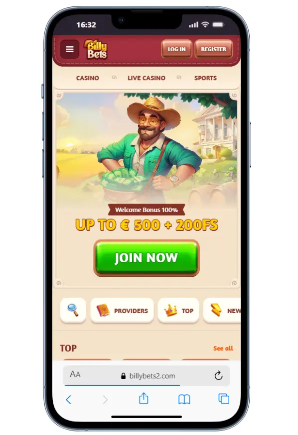 Billybets Registration Through the Mobile App